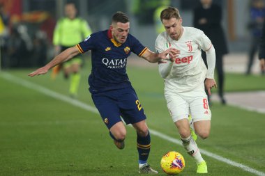 Serie A Futbol Maçı: Roma, Roma, İtalya - 12 Ocak 2020