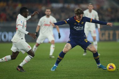 Serie A Futbol Maçı: Roma, Roma, İtalya - 12 Ocak 2020