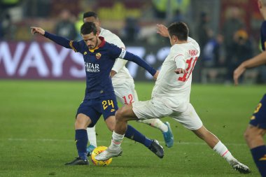 Serie A Futbol Maçı: Roma, Roma, İtalya - 12 Ocak 2020