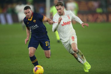 Serie A Futbol Maçı: Roma, Roma, İtalya - 12 Ocak 2020