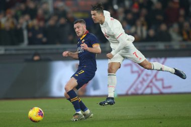 Serie A Futbol Maçı: Roma, Roma, İtalya - 12 Ocak 2020