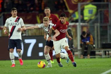 Serie A Futbol Maçı: Romanlar Bologna Roma 'ya Karşı, İtalya - 07 Şubat 2020