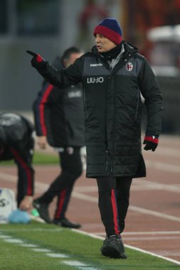 Serie A Futbol Maçı: Romanlar Bologna Roma 'ya Karşı, İtalya - 07 Şubat 2020