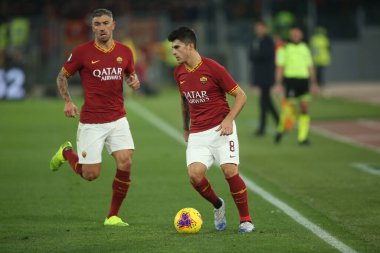 Serie A Futbol Maçı: Romanlar Bologna Roma 'ya Karşı, İtalya - 07 Şubat 2020