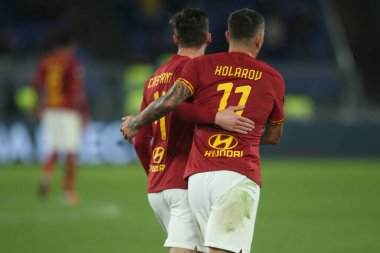 Serie A Futbol Maçı: Romanlar Bologna Roma 'ya Karşı, İtalya - 07 Şubat 2020