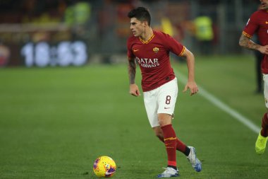 Serie A Futbol Maçı: Romanlar Bologna Roma 'ya Karşı, İtalya - 07 Şubat 2020