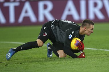 Serie A Futbol Maçı: Romanlar Bologna Roma 'ya Karşı, İtalya - 07 Şubat 2020