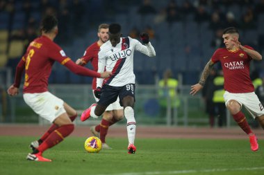 Serie A Futbol Maçı: Romanlar Bologna Roma 'ya Karşı, İtalya - 07 Şubat 2020