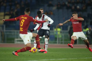 Serie A Futbol Maçı: Romanlar Bologna Roma 'ya Karşı, İtalya - 07 Şubat 2020