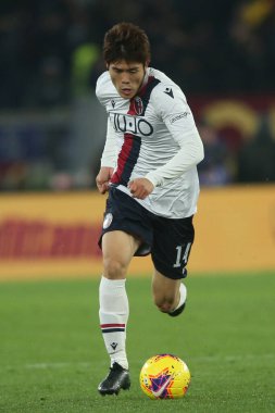 Serie A Futbol Maçı: Romanlar Bologna Roma 'ya Karşı, İtalya - 07 Şubat 2020