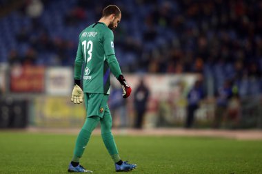 Serie A Futbol Maçı: Romanlar Bologna Roma 'ya Karşı, İtalya - 07 Şubat 2020