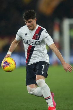 Serie A Futbol Maçı: Romanlar Bologna Roma 'ya Karşı, İtalya - 07 Şubat 2020