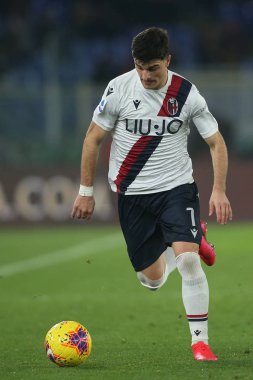 Serie A Futbol Maçı: Romanlar Bologna Roma 'ya Karşı, İtalya - 07 Şubat 2020