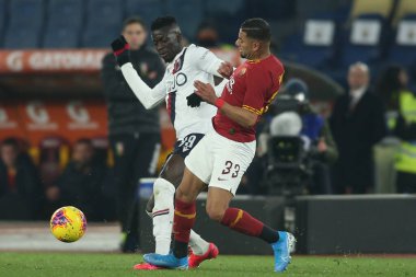 Serie A Futbol Maçı: Romanlar Bologna Roma 'ya Karşı, İtalya - 07 Şubat 2020