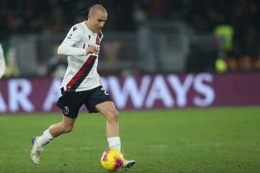 Serie A Futbol Maçı: Romanlar Bologna Roma 'ya Karşı, İtalya - 07 Şubat 2020