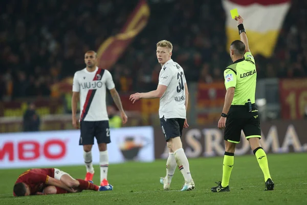 Serie A Soccer Match: As Roma Vs Bologna Řím, Itálie - 7. února 2020 — Stock fotografie