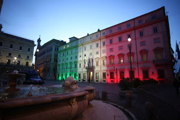 Roma Італія Травня 2020 Італійська Урядова Будівля Прем Міністра Джузеппе — стокове фото