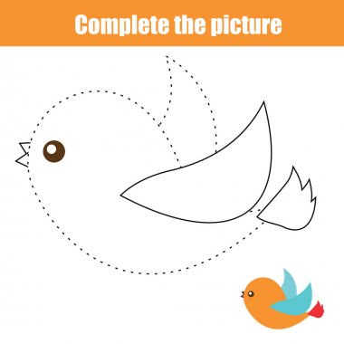 Satırları yeni yürümeye başlayan çocuklar için izleme. El yazısı alıştırma sayfası. Çocuklar için eğitim çocuk oyunu, yazdırılabilir çalışma.