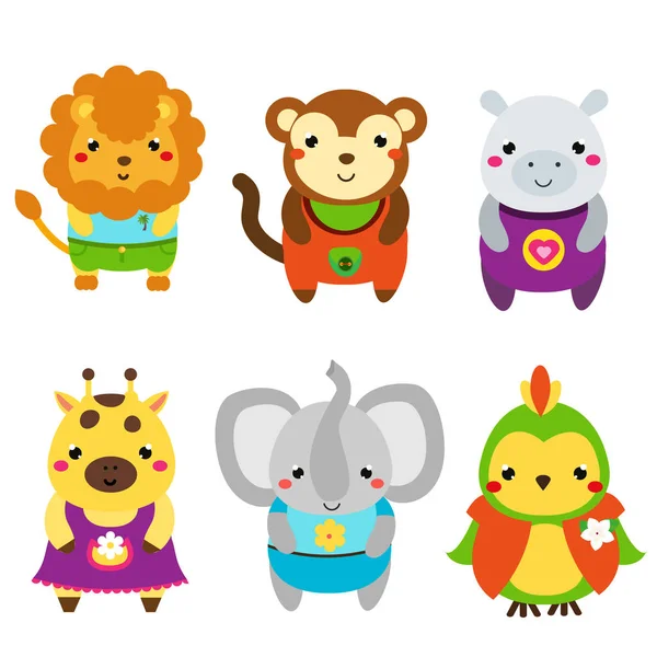 Dibujos animados divertida sabana africana animales colorido set vector ilustración imágenes de stock de arte vectorial | Depositphotos Dibujos animados divertida sabana africana animales colorido set vector ilustración imágenes de stock de arte vectorial | Depositphotos