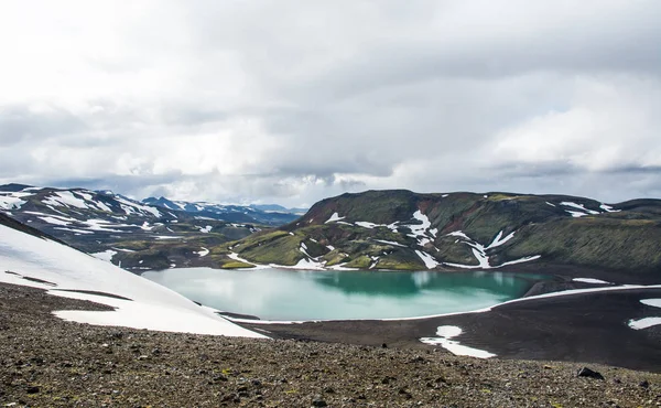 Paysage dans le parc national, colline Haalda, Islande — Photo