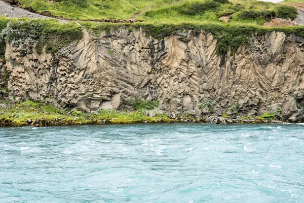 在冰岛的美丽 Godafoss 瀑布。 — 图库照片