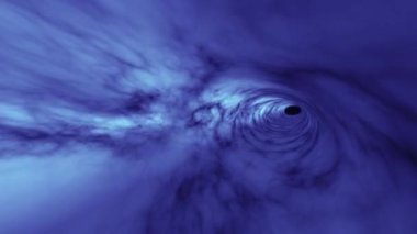 Solucan deliği Fraktal Tünel Animasyonu Geniş 06