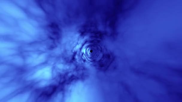 Black Hole Animation Wormhole Tunnel — Stock video
