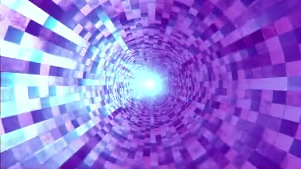 Violet 3D Grilles Tunnel Animation 