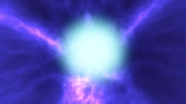 Violet Fractal Core Animation Loop 