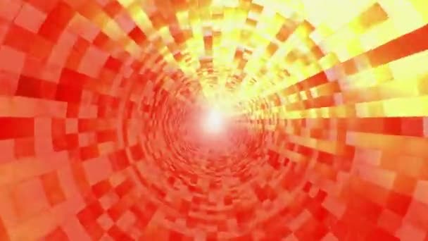 Grilles rouges 3D Boucle d'animation Spin