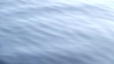 Su Damlaları ve Dalgalanmalar yavaş çekimde yakın çekim