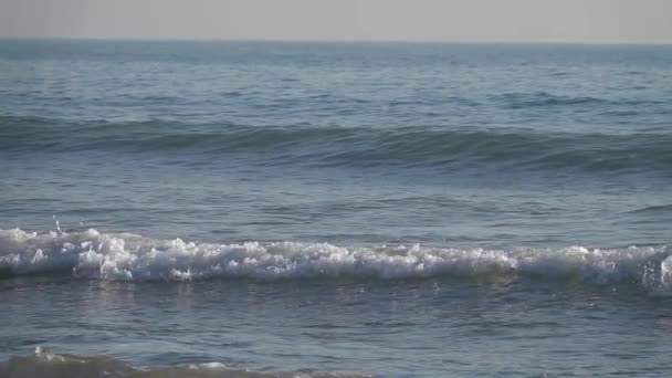 Close Zpomalení Záběry Krásné Ocean Waves — Stock video