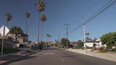California 'ya giden yol manzaralı görüntüler