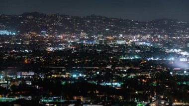 Los Angeles Günbatımı Bulvarı ve Batı Hollywood Gece Süreleri