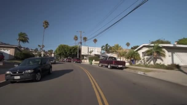 California Giden Yol Manzaralı Görüntüler — Stok video