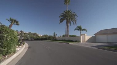 California 'ya giden yol manzaralı görüntüler