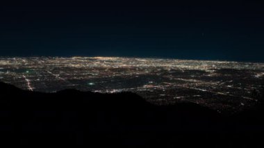 Los Angeles Long Beach Pan 'dan Santa Monica' ya California 'daki Gece Süreleri' nden