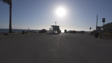 California 'ya giden yol manzaralı görüntüler