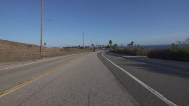 California 'ya giden yol manzaralı görüntüler