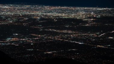 Los Angeles ve Pasadena, Mt. Wilson Gece Kenti Zaman Dönemi ABD