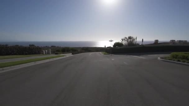 Kalifornia Közúti Vezetési Szempontból Festői Felvételek — Stock videók