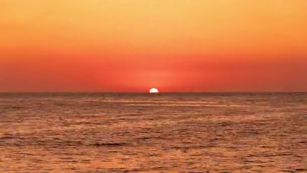 Riprese Panoramiche Time Lapse Bellissimo Tramonto Palos Verdes White Point — Video Stock