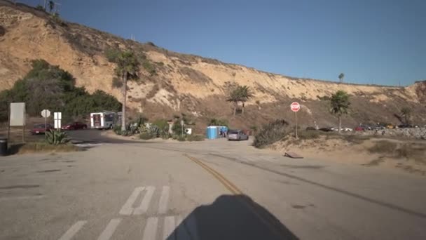 California Road Driving Point View Riprese Panoramiche — Video Stock