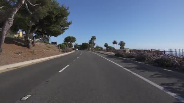 California Carretera Punto Vista Conducción Imágenes Escénicas — Vídeos de Stock