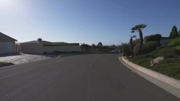 California Road Driving Point View Schilderachtige Beelden — Stockvideo