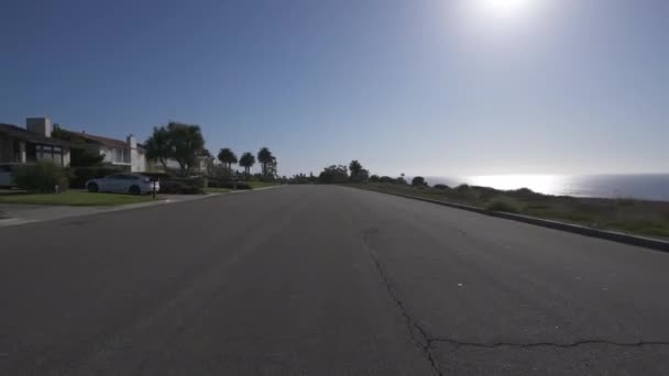 Aussichtspunkt Auf Der Kalifornischen Straße — Stockvideo