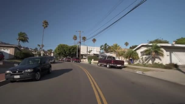 California Road Driving Point View Scenic Footage — Stock Video