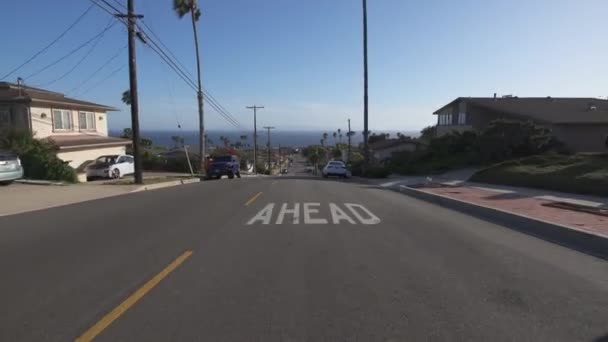 カリフォルニア州の道路ビューの観光映像の運転ポイント — ストック動画