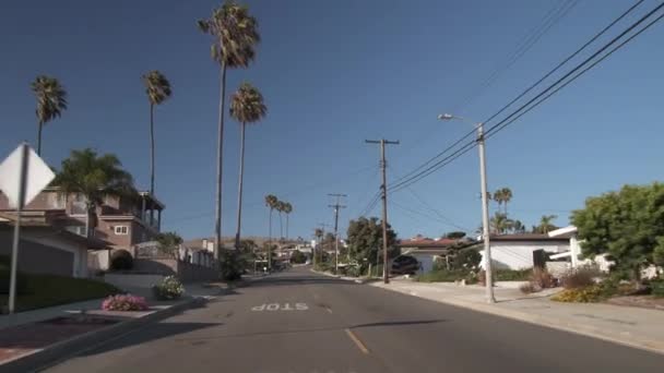 California Road Driving Point View Riprese Panoramiche — Video Stock