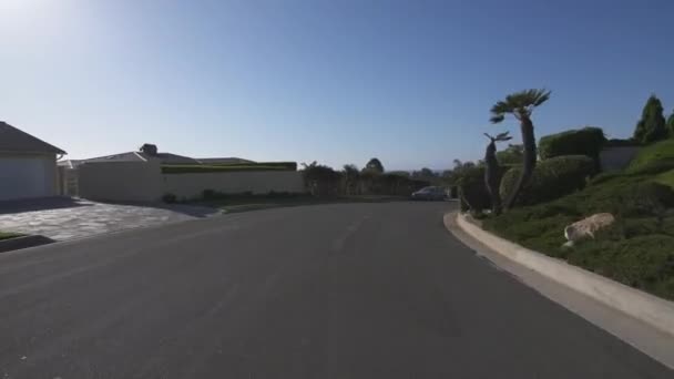 California Road Driving Point View Riprese Panoramiche — Video Stock
